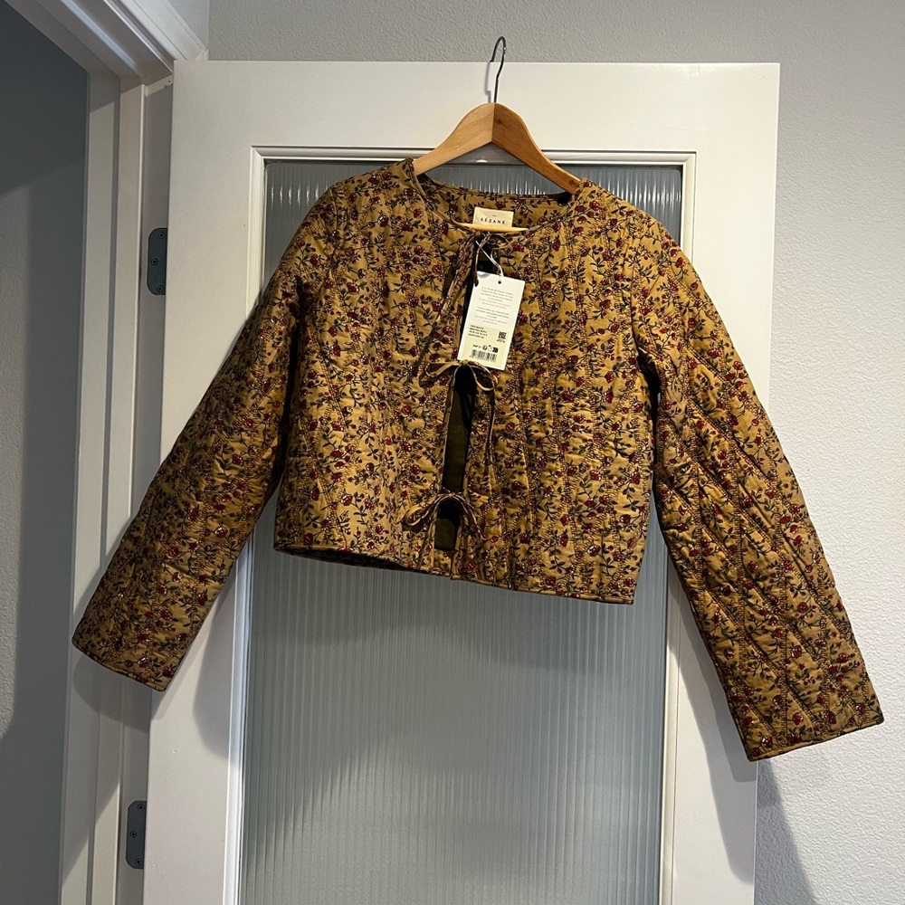 NWT Sezane Paoline Quilted Jacket - Picture 3 of 5